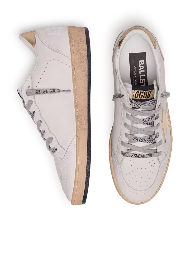 SNEAKERS BALL-STAR CON STELLA DORATA E LINGUETTA SUL TALLONE