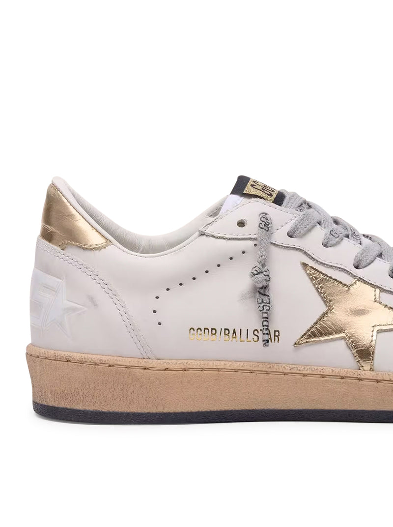 SNEAKERS BALL-STAR CON STELLA DORATA E LINGUETTA SUL TALLONE