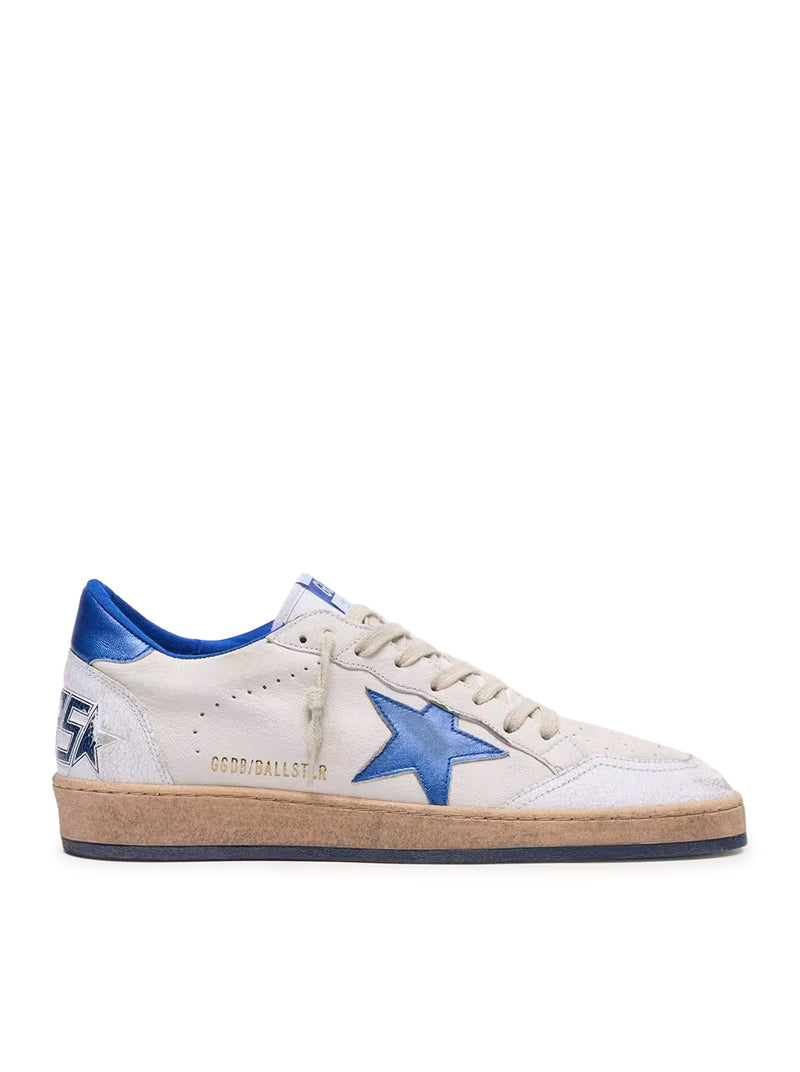 BALL-STAR WISHES IN NAPPA BIANCA CON STELLA E TALLONCINO BLUETTE