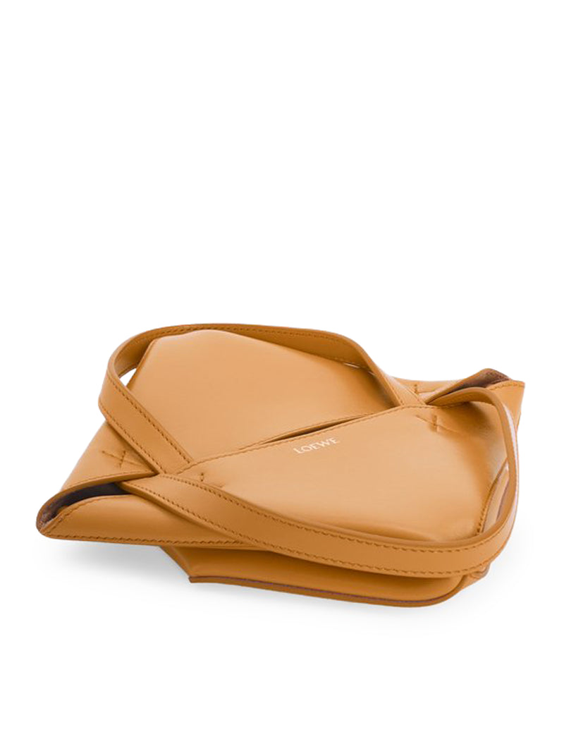 BORSA TOTE PUZZLE FOLD IN PELLE DI VITELLO LUCIDA