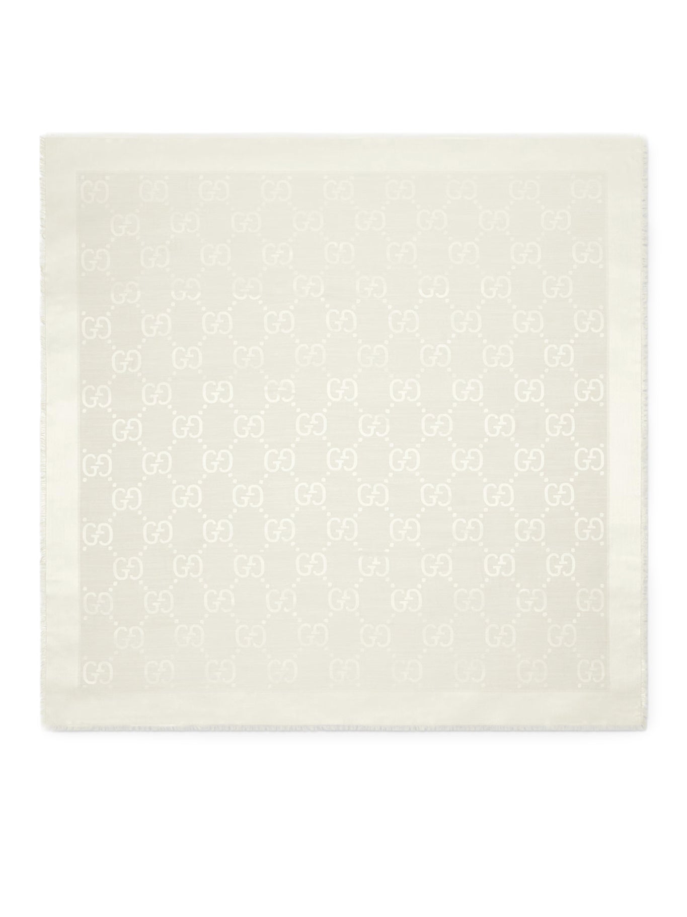 SCIALLE IN LANA E SETA JACQUARD CON MOTIVO GG