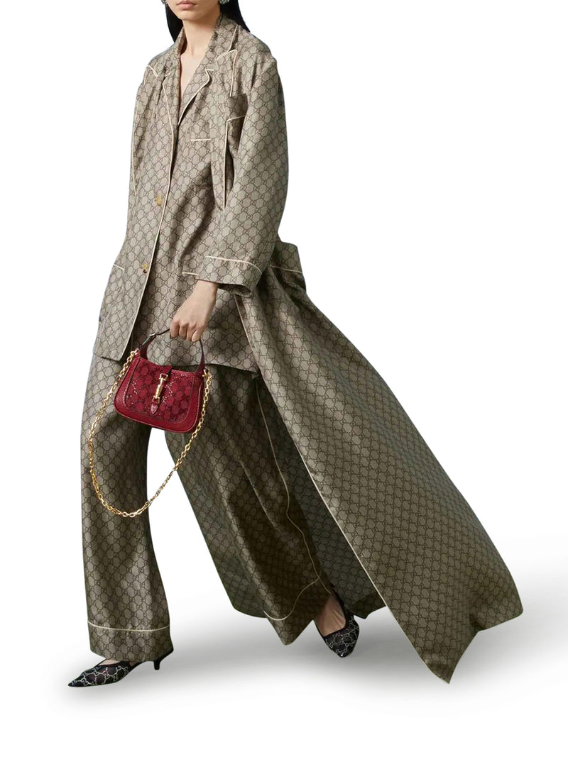 CAMICIA IN SETA GG SUPREME