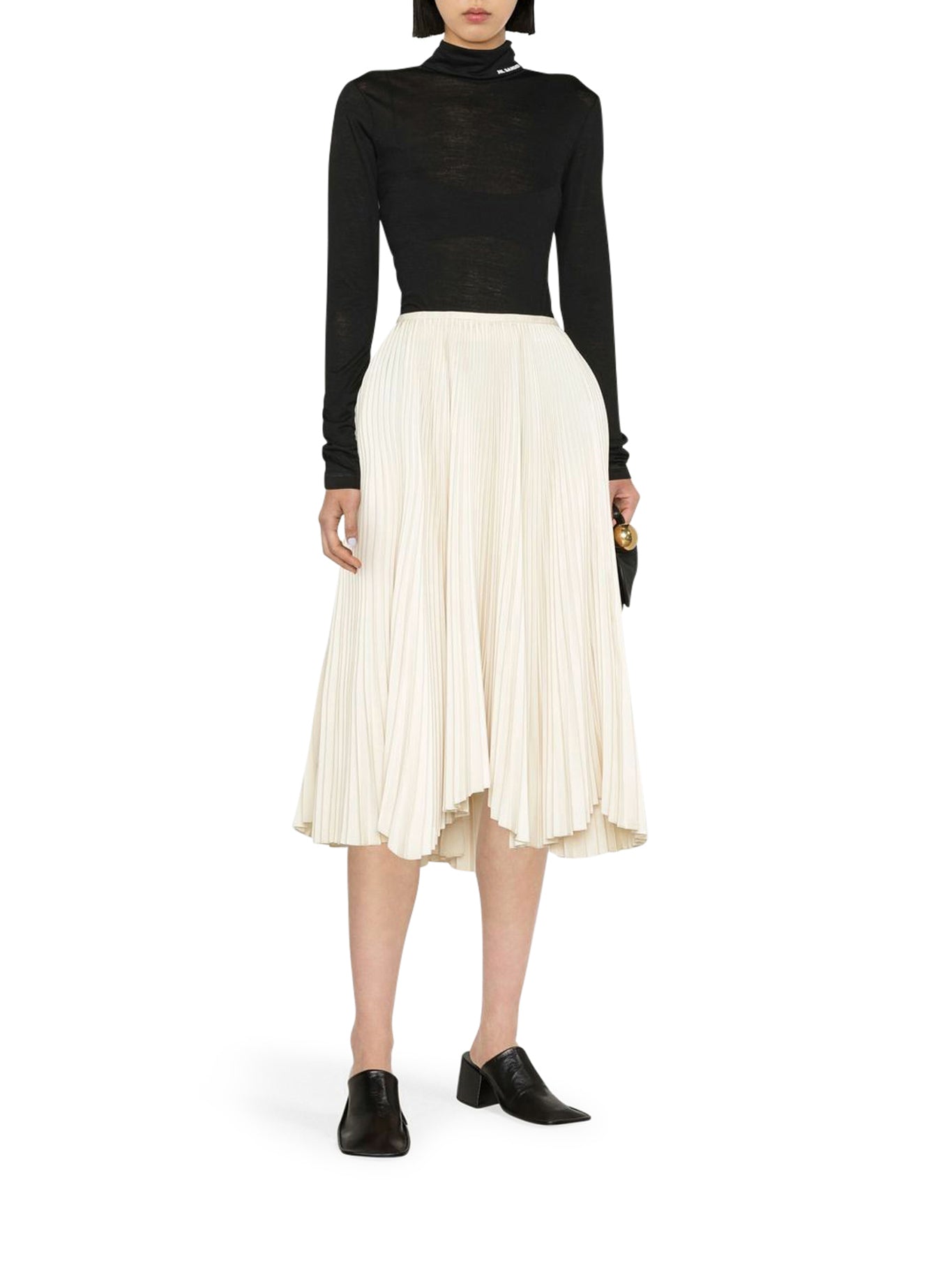 TOP A MANICHE LUNGHE CON SCOLLO A IMBUTO