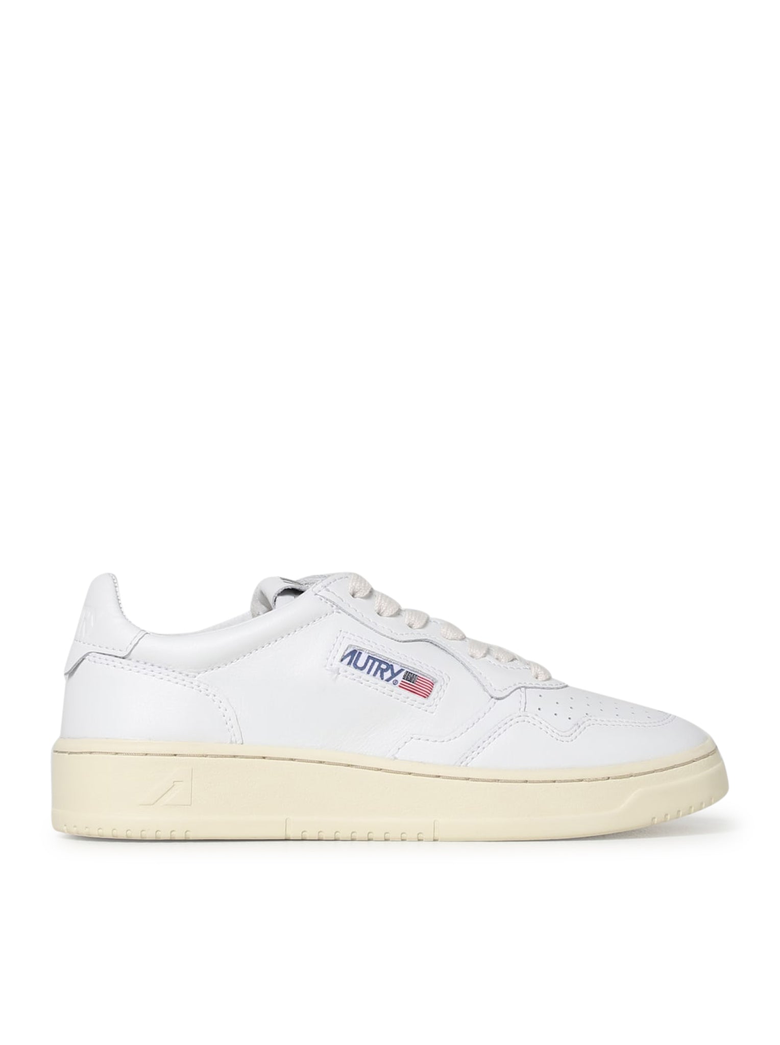SNEAKERS MEDALIST LOW IN PELLE BIANCA
