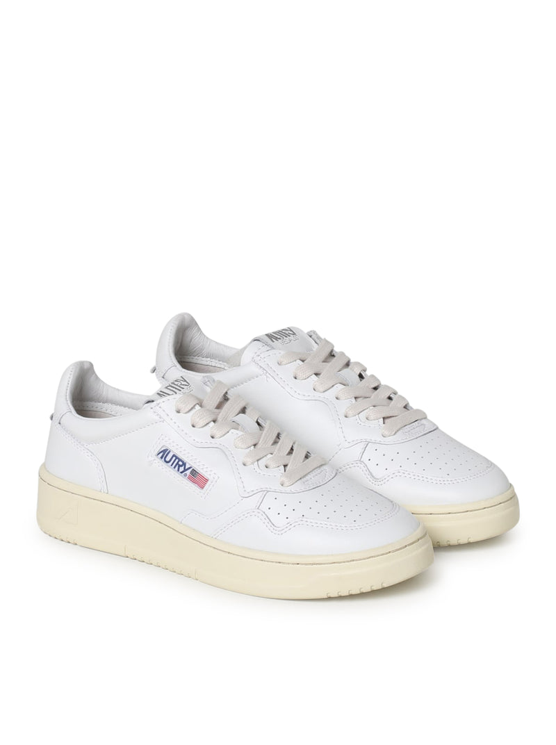 SNEAKERS MEDALIST LOW IN PELLE BIANCA