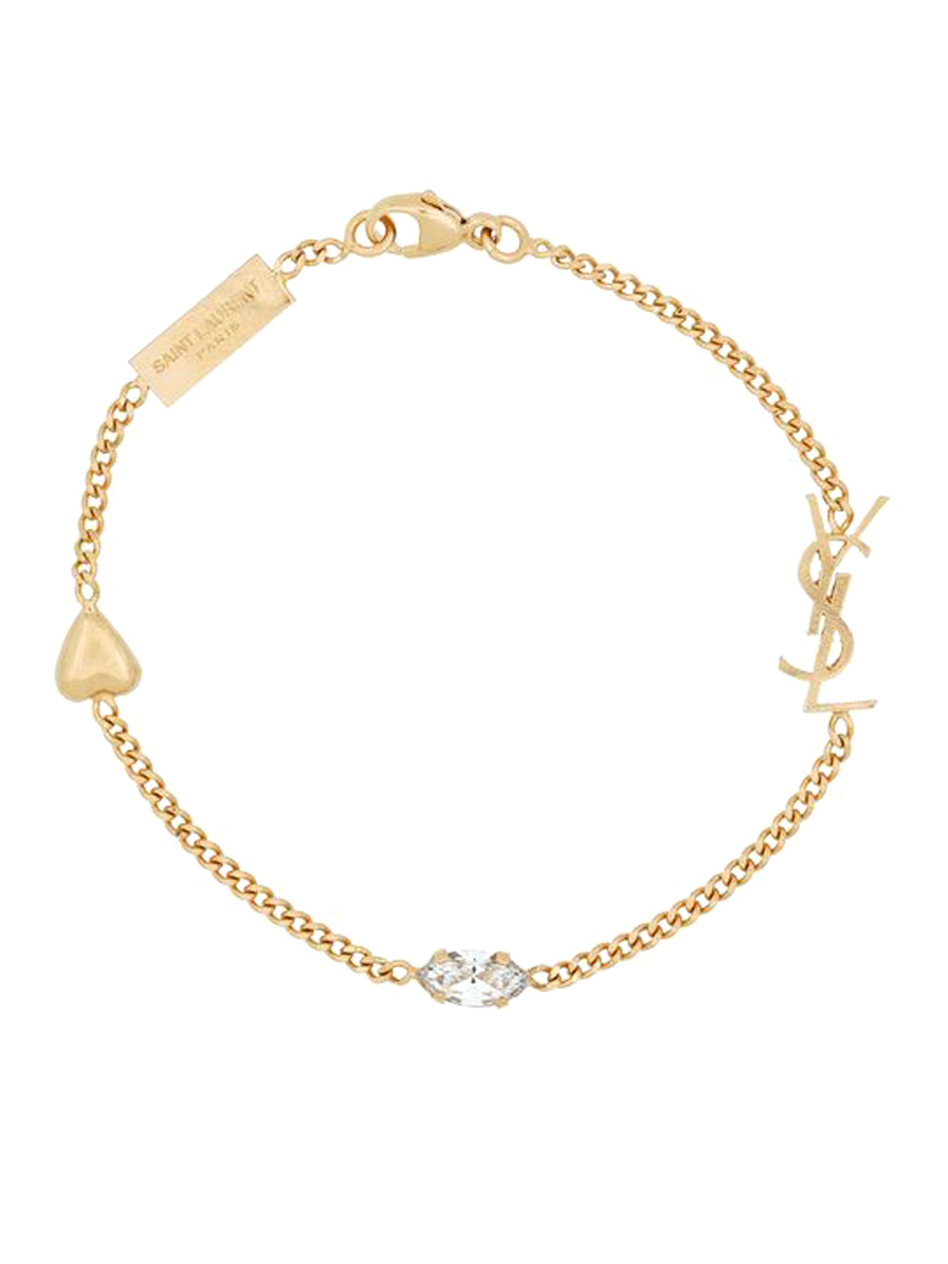 BRACCIALE OPYUM IN METALLO CON CHARM CUORE