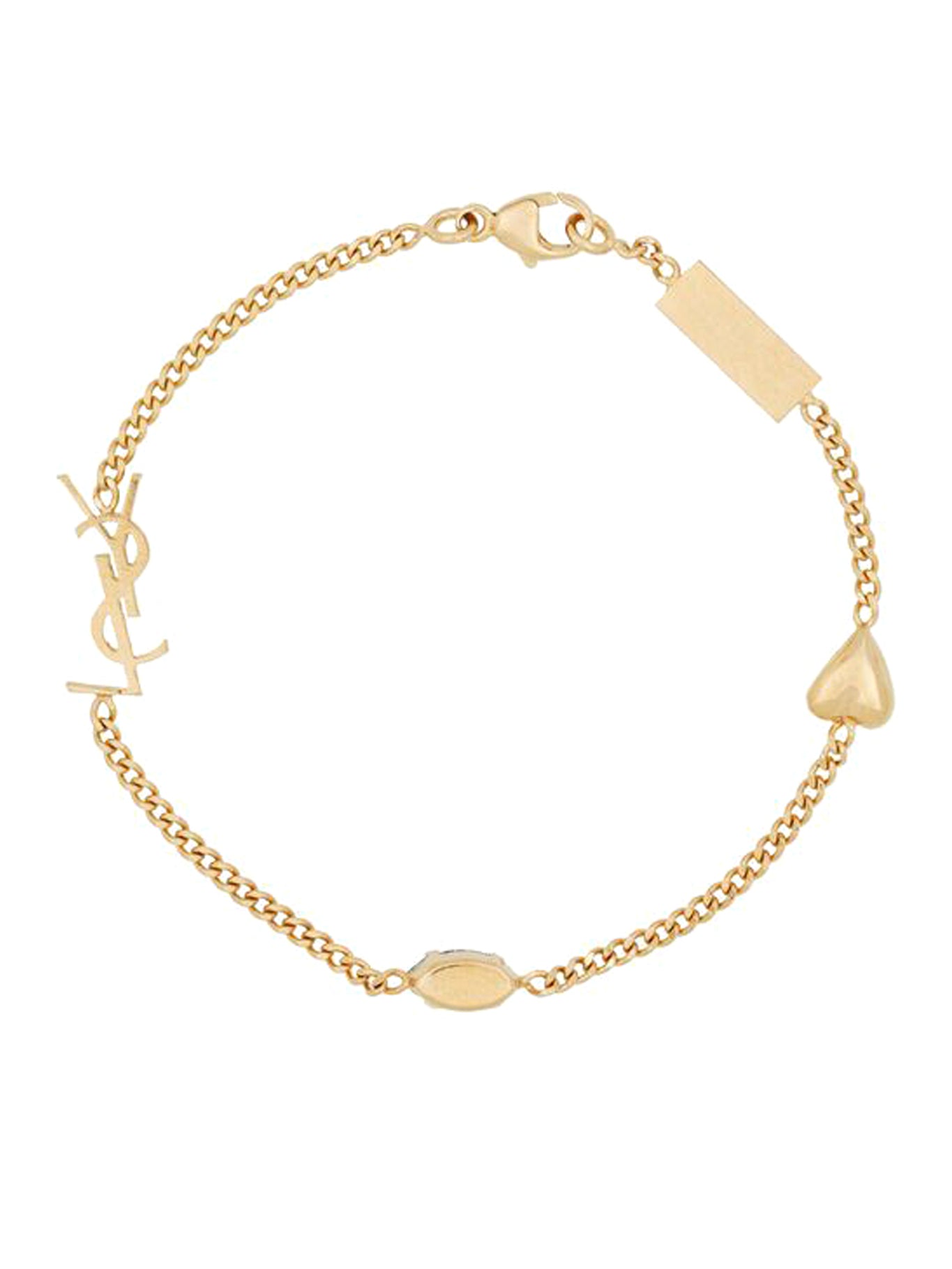 BRACCIALE OPYUM IN METALLO CON CHARM CUORE