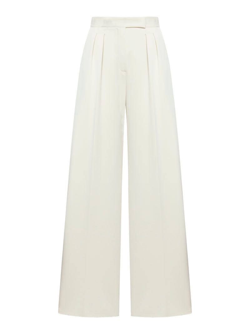 Pantalone flare in jersey scuba