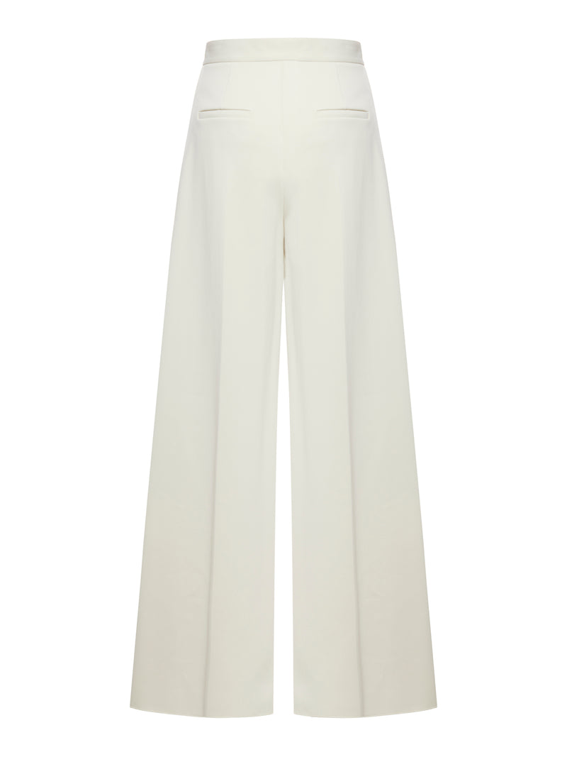 Pantalone flare in jersey scuba