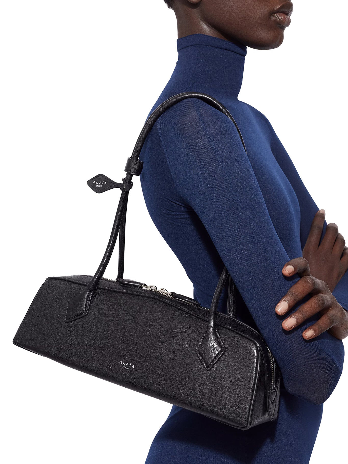 BORSA LE TECKEL MEDIA IN PELLE DI CAPRA