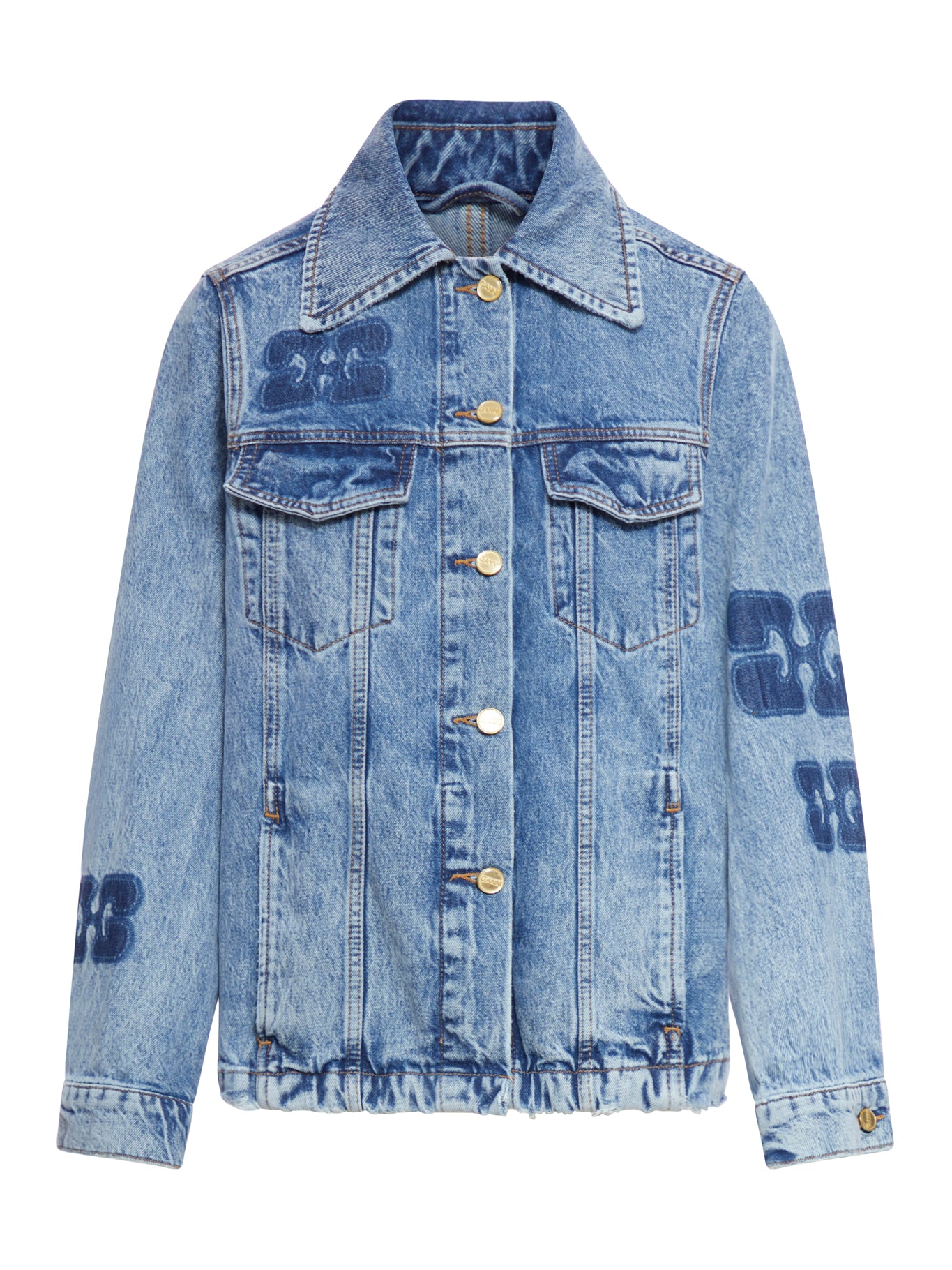 GIACCA IN DENIM CON PATCH