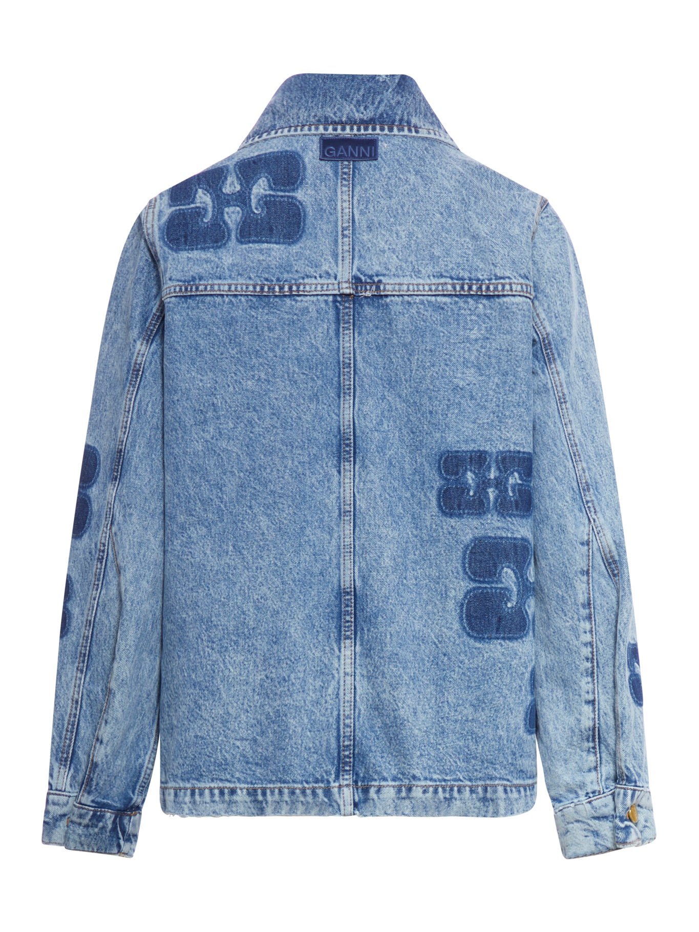 GIACCA IN DENIM CON PATCH