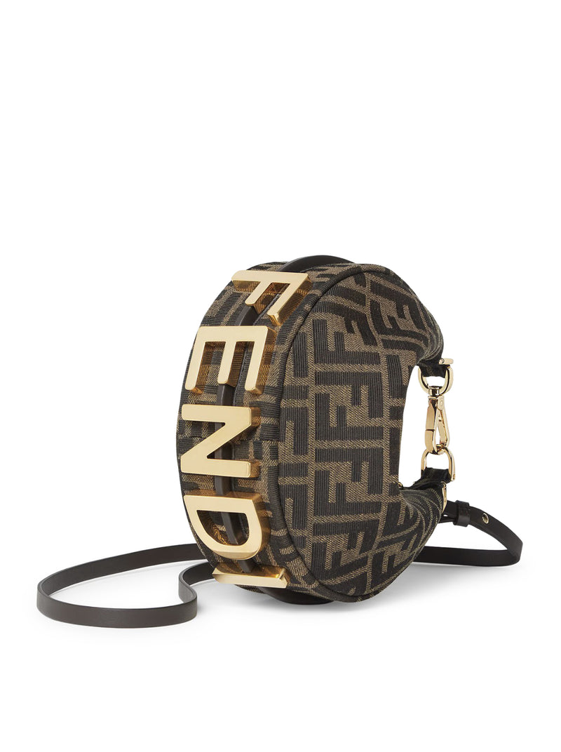 MINIBAG FENDIGRAPHY IN TESSUTO FF JACQUARD