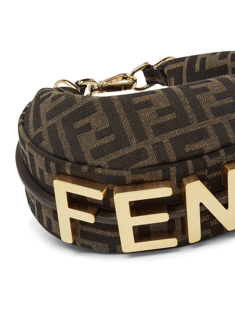 MINIBAG FENDIGRAPHY IN TESSUTO FF JACQUARD