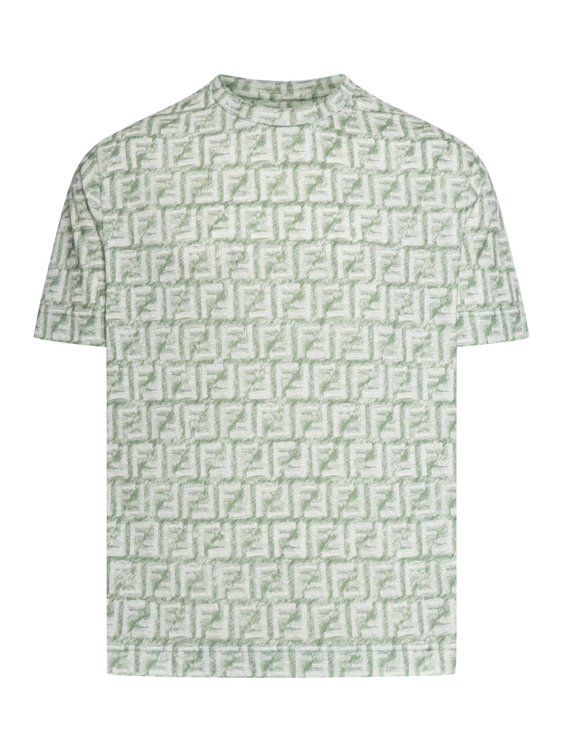 T-shirt in cotone FF verde