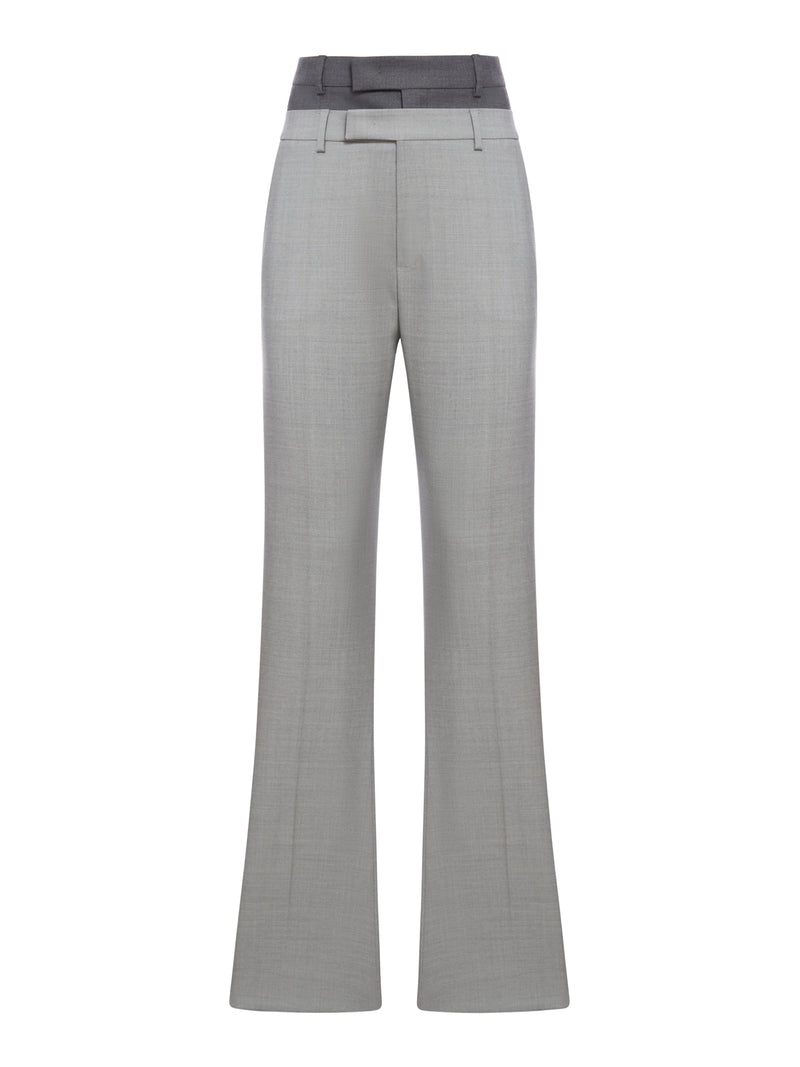 Suitnegozi Pantalone flare con doppia cintura personalizzata