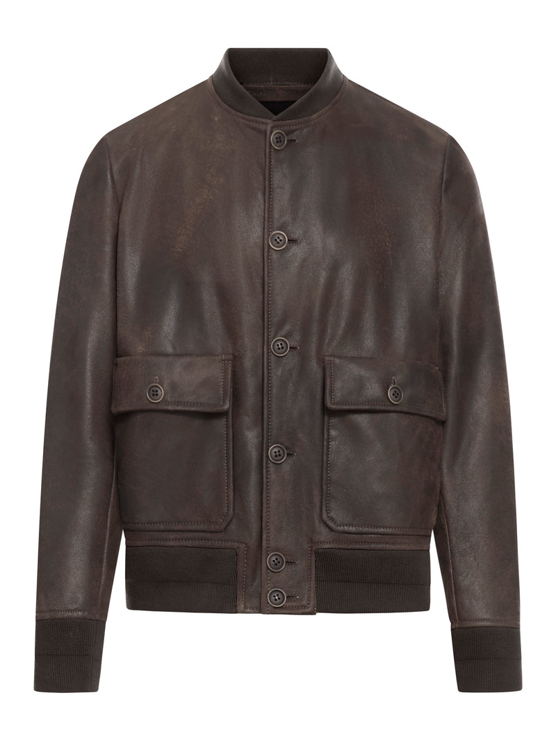 Suitnegozi Bomber in pelle