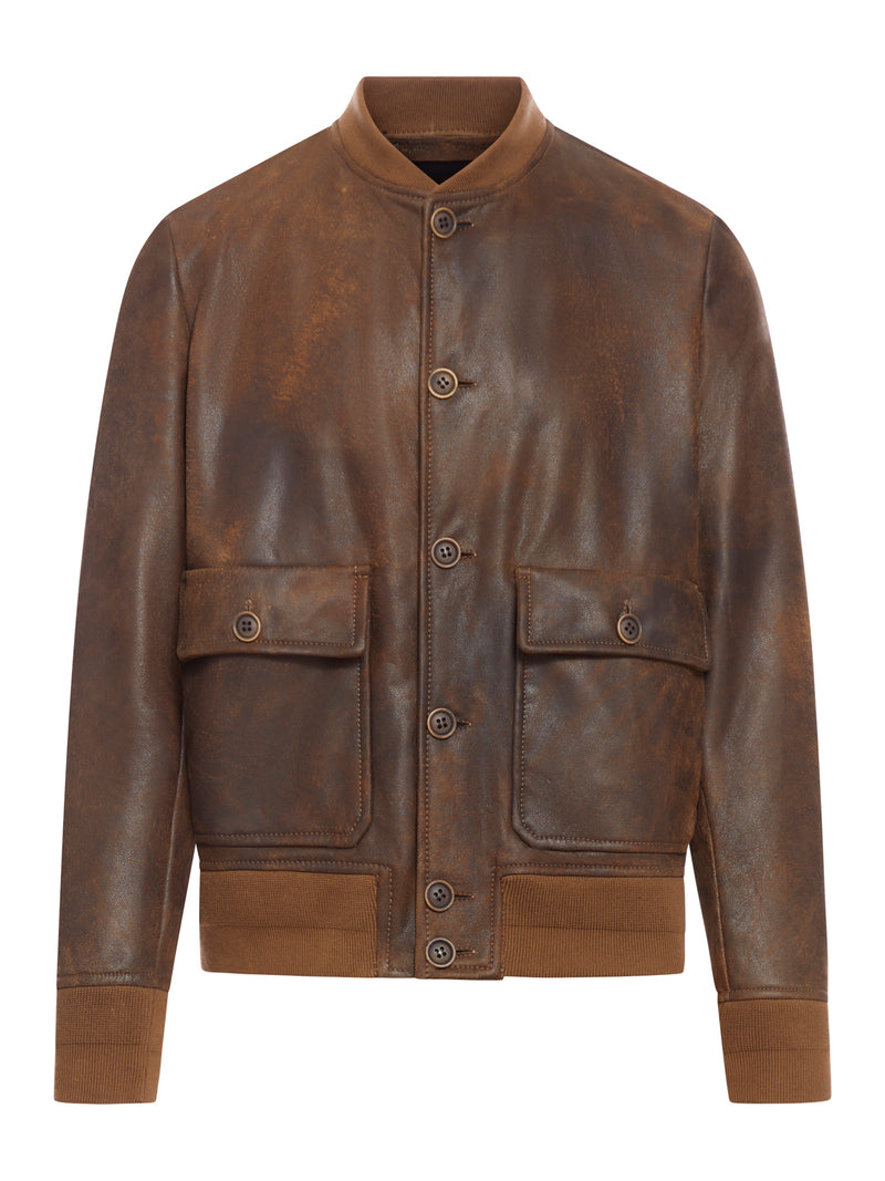 Suitnegozi Bomber in pelle