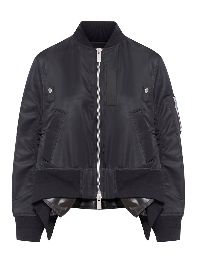 Suitnegozi SACAI BOMBER ASIMMETRICO IN TWILL