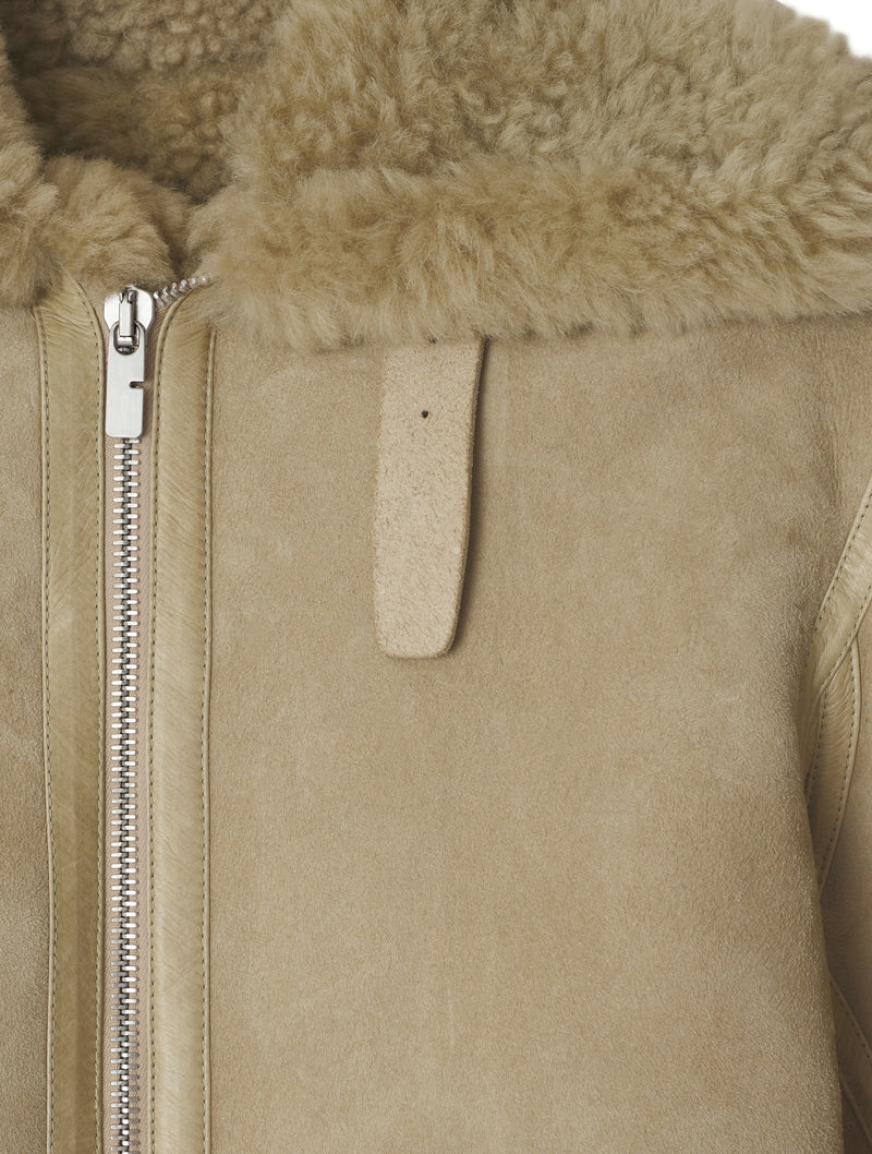 Giacca in shearling