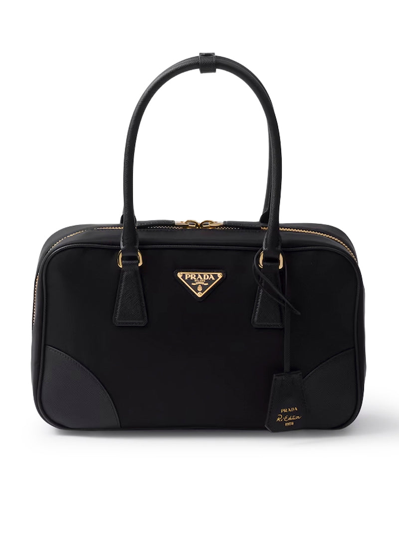 BAULETTO RE-EDITION 1978 MEDIUM IN RE-NYLON E SAFFIANO