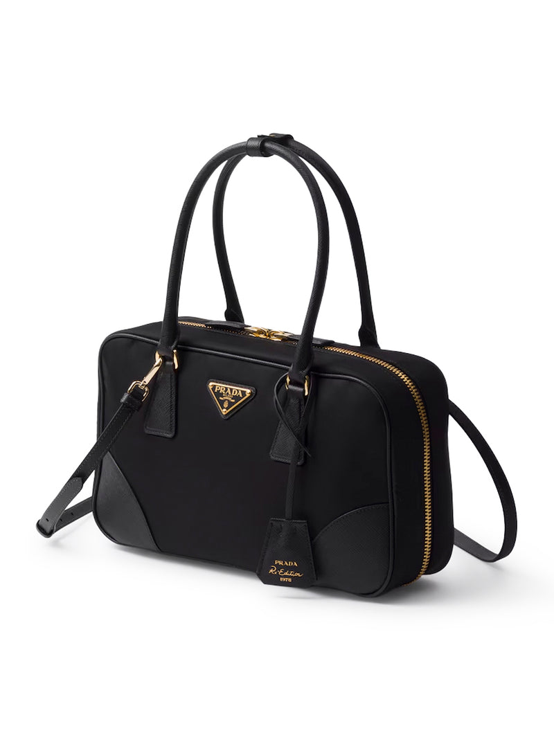 BAULETTO RE-EDITION 1978 MEDIUM IN RE-NYLON E SAFFIANO