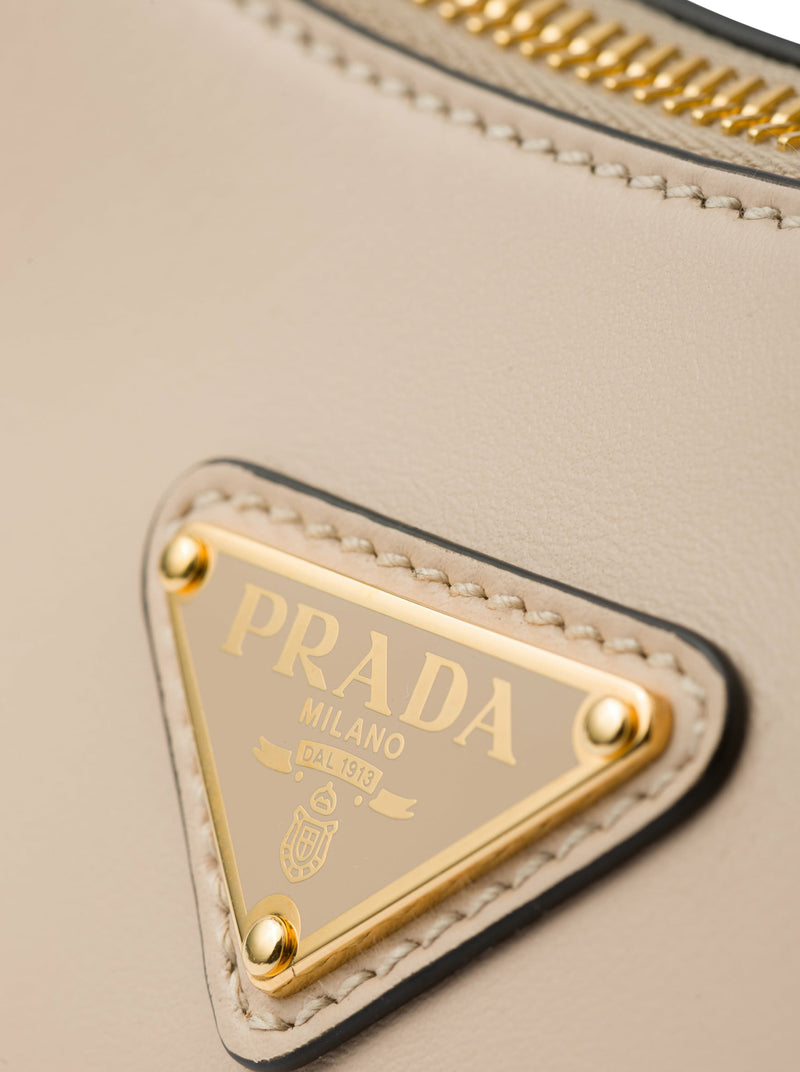 Borsa a spalla Prada Arqué in pelle