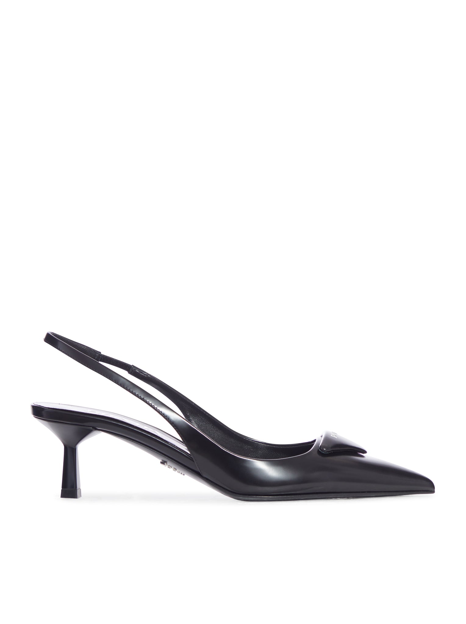 DÉCOLLETÉ SLINGBACK IN PELLE SPAZZOLATA