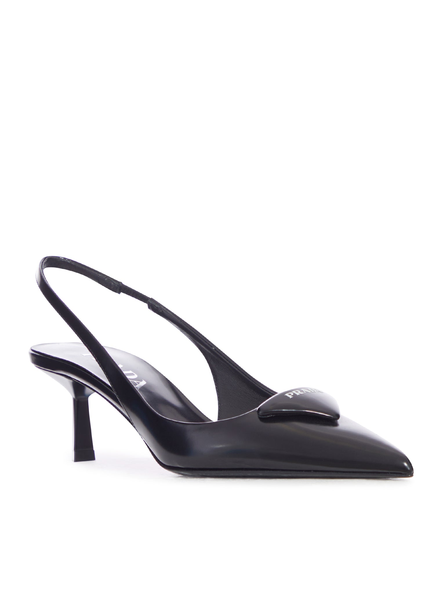 DÉCOLLETÉ SLINGBACK IN PELLE SPAZZOLATA