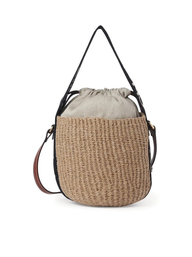 BORSA WOODY PICCOLA IN FIBRE NATURAL