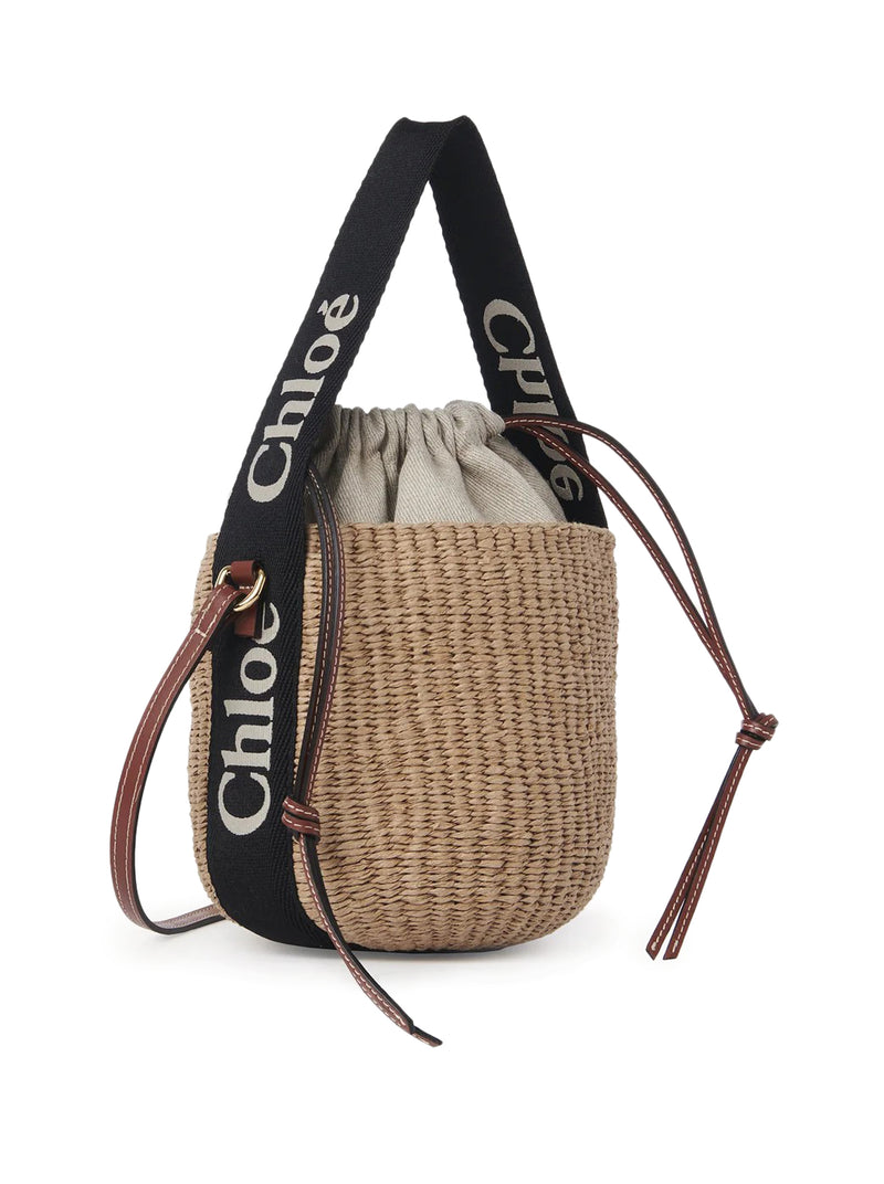 BORSA WOODY PICCOLA IN FIBRE NATURAL