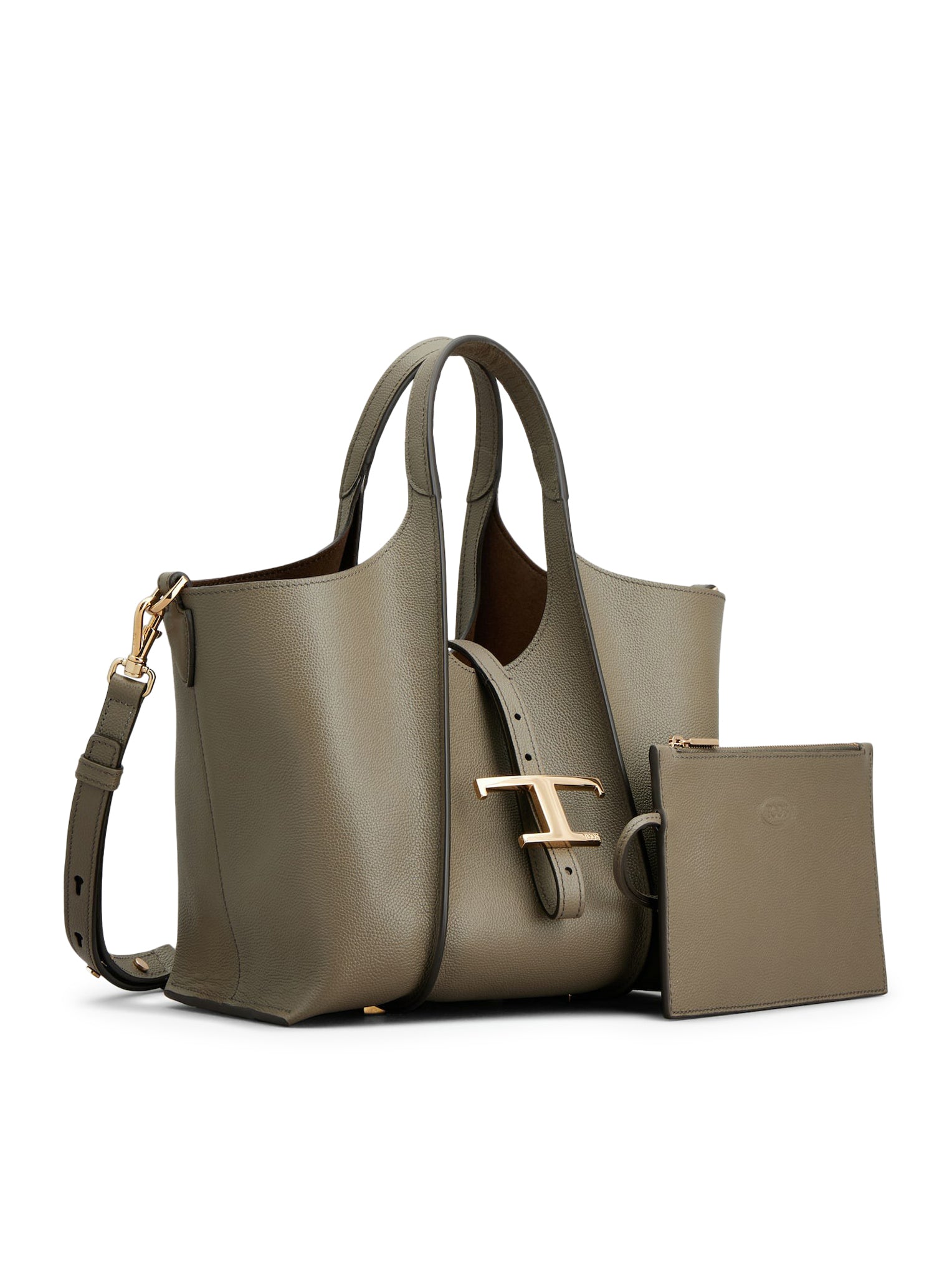 Borsa shopping in pelle T Timeless Mini