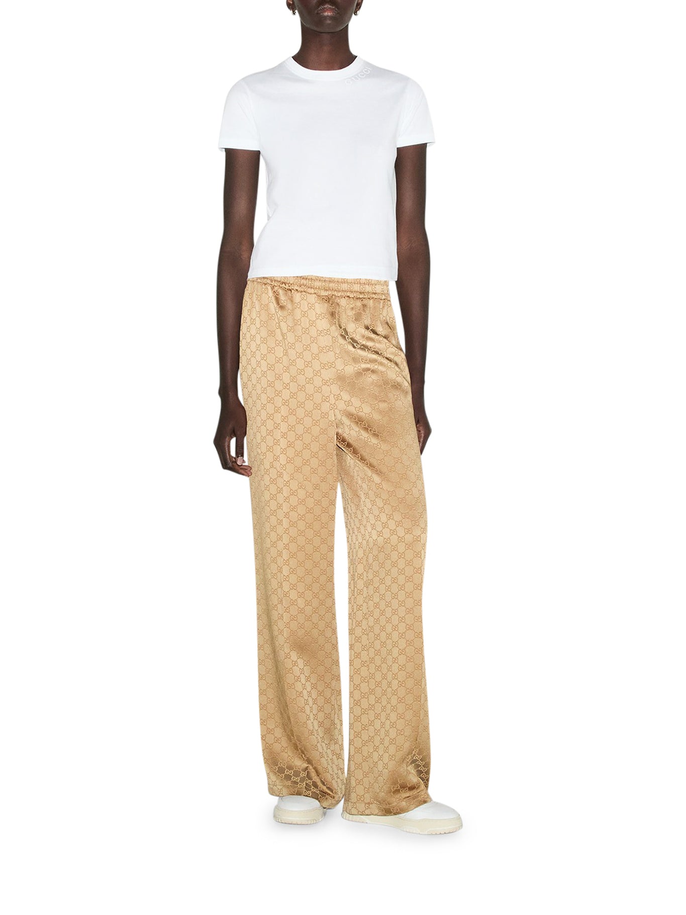 PANTALONI IN JACQUARD GG