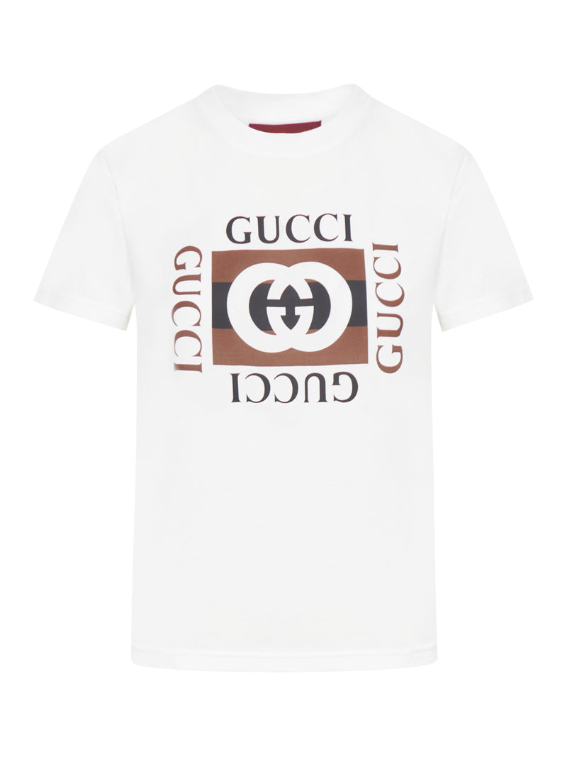 T-SHIRT IN JERSEY DI COTONE STAMPATO