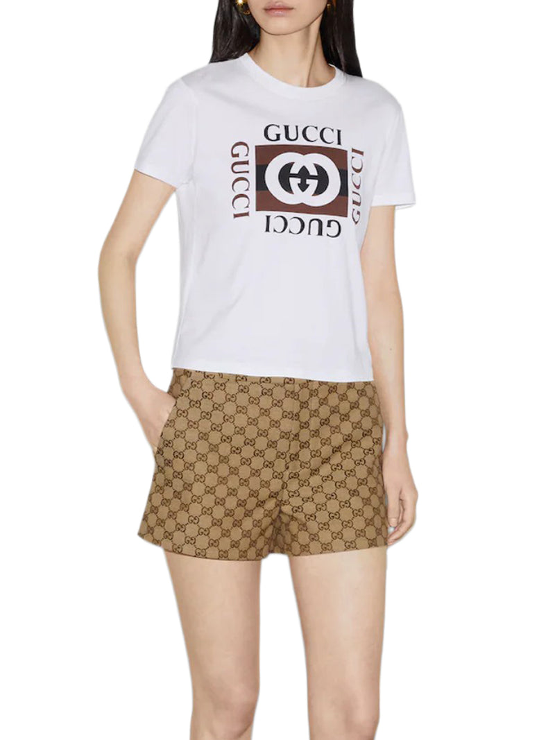 T-SHIRT IN JERSEY DI COTONE STAMPATO