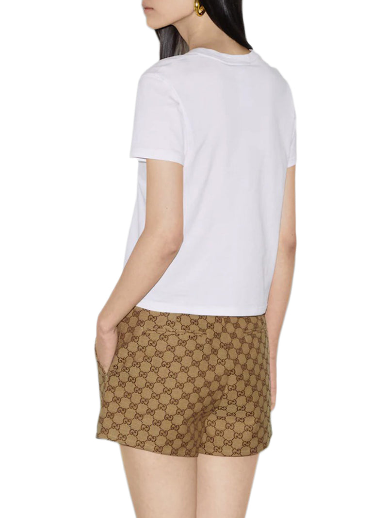T-SHIRT IN JERSEY DI COTONE STAMPATO