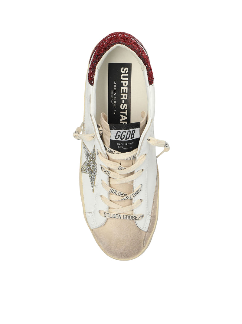 Sneakers SuperStar in pelle invecchiata