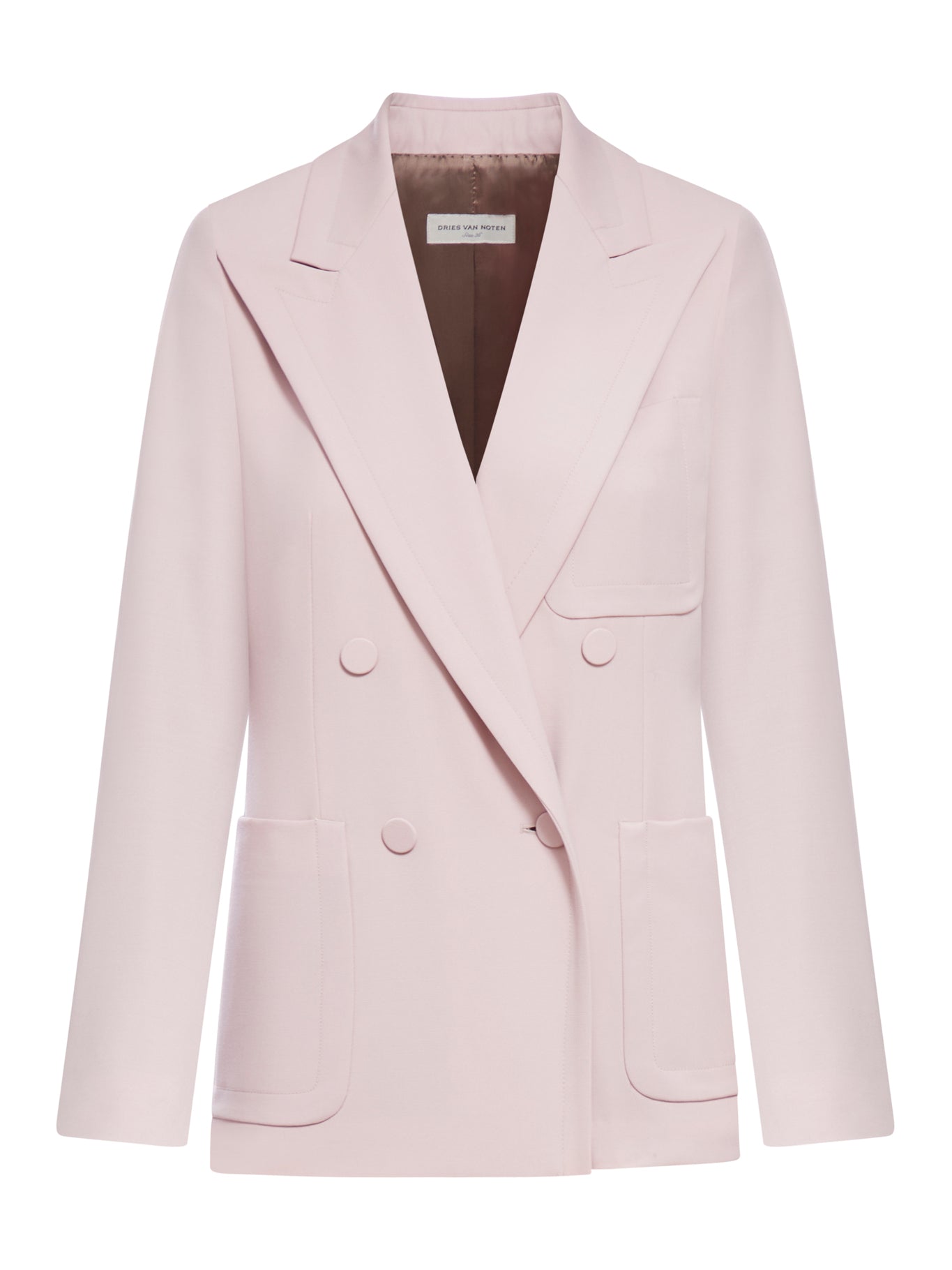 Blazer doppiopetto old rose