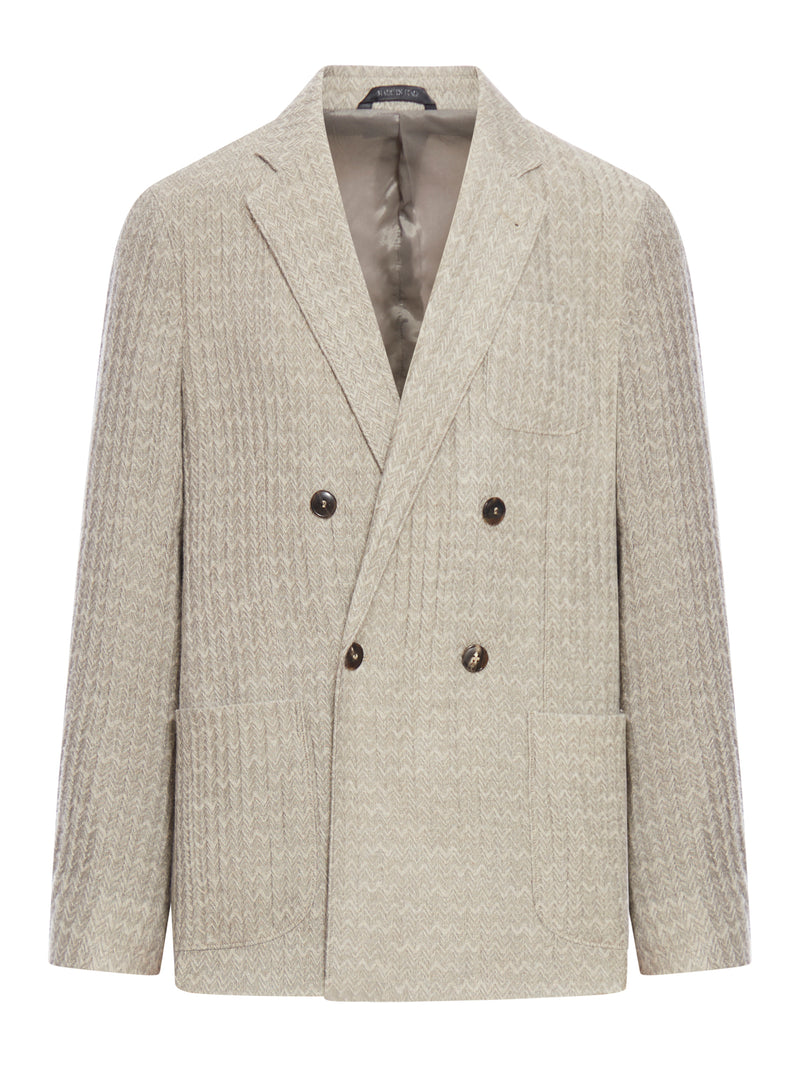 BLAZER DOPPIOPETTO IN CASHMERE