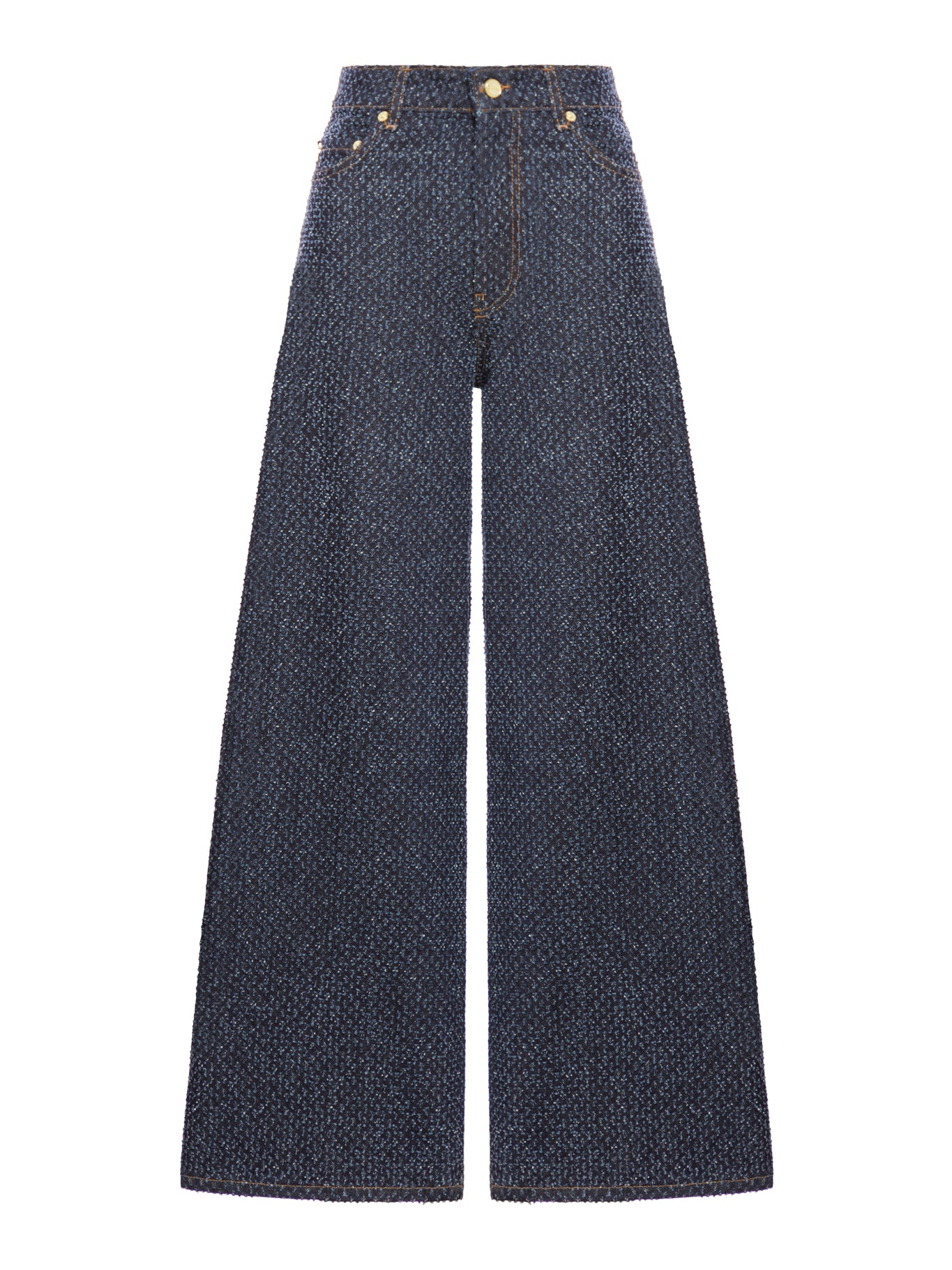 JEANS LARGHI BLU SCURO FLUFFY