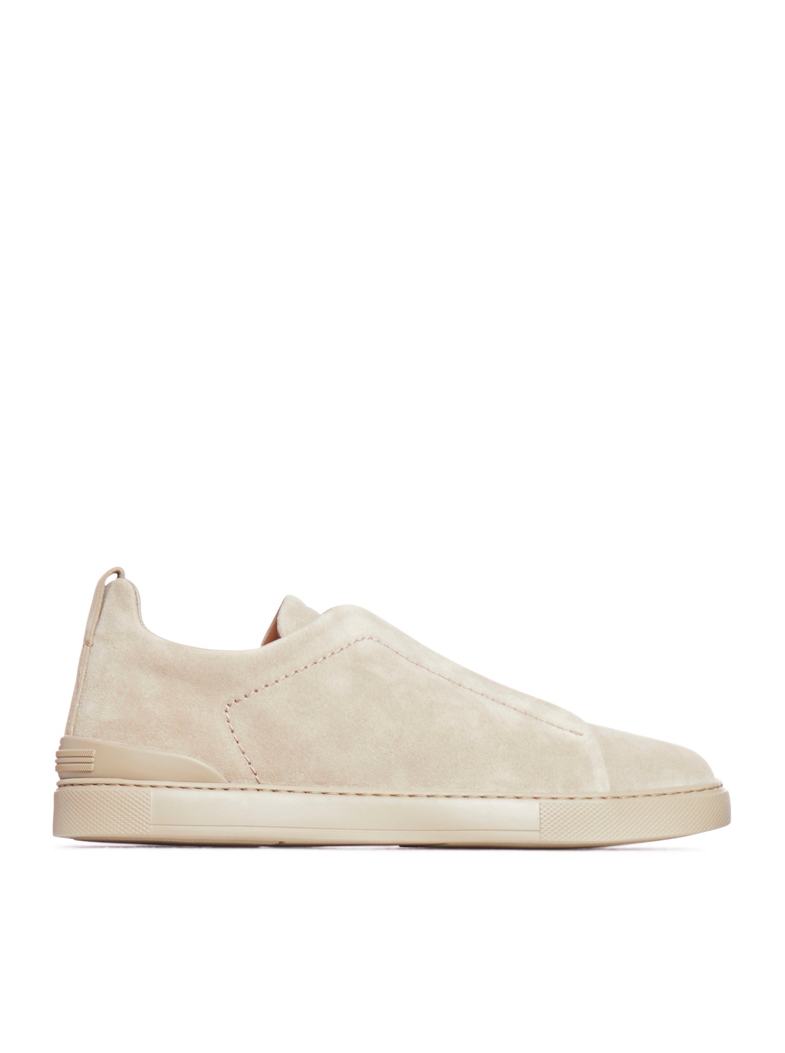 Sneakers Triple Stitch Zegna in pelle scamosciata