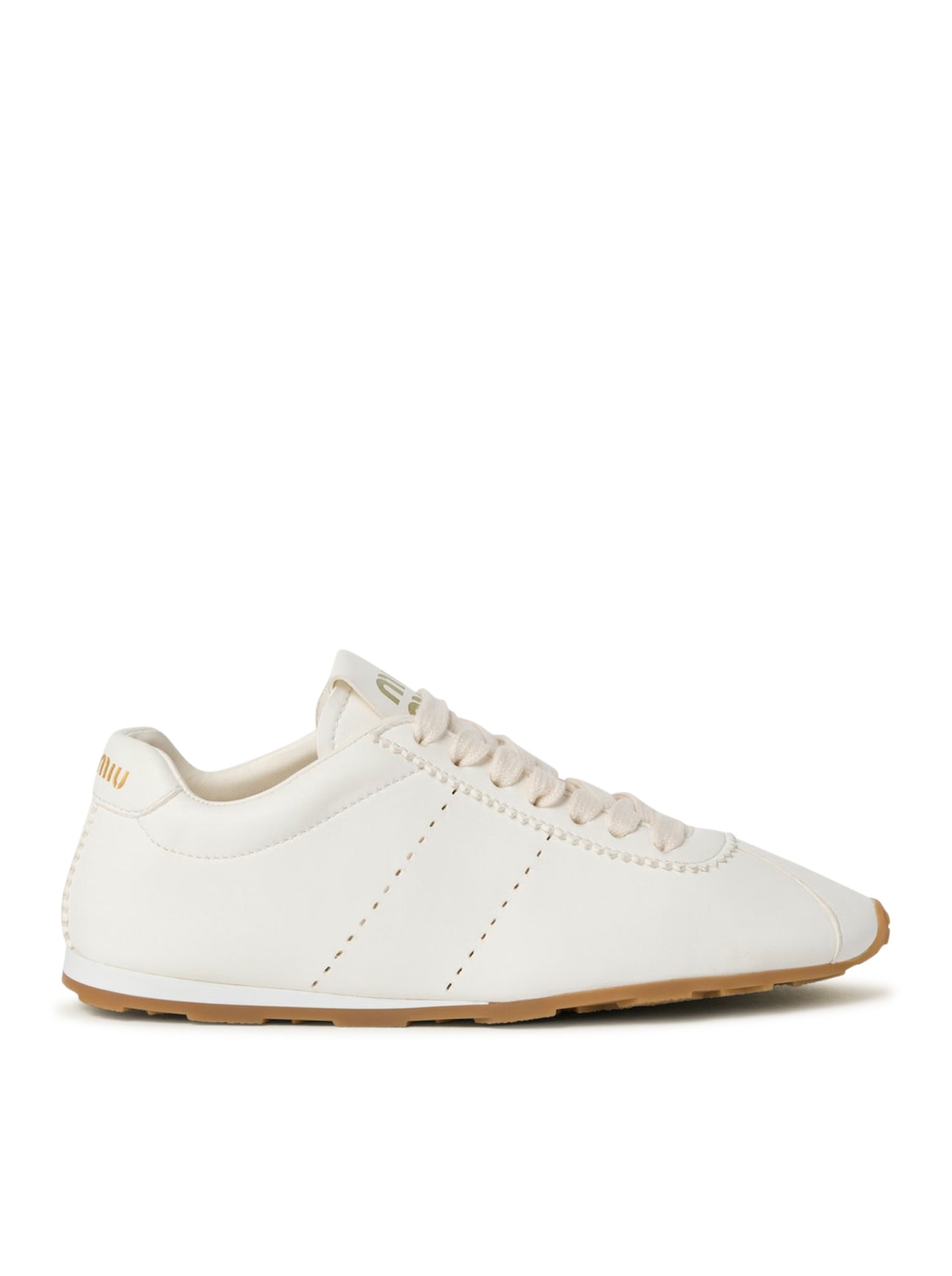 SNEAKERS PLUME IN PELLE SCAMOSCIATA