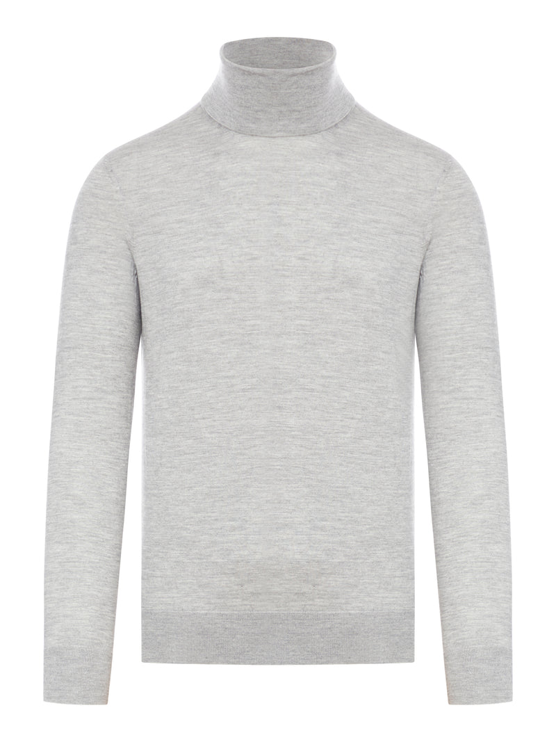 maglia a collo alto in lana cashmere