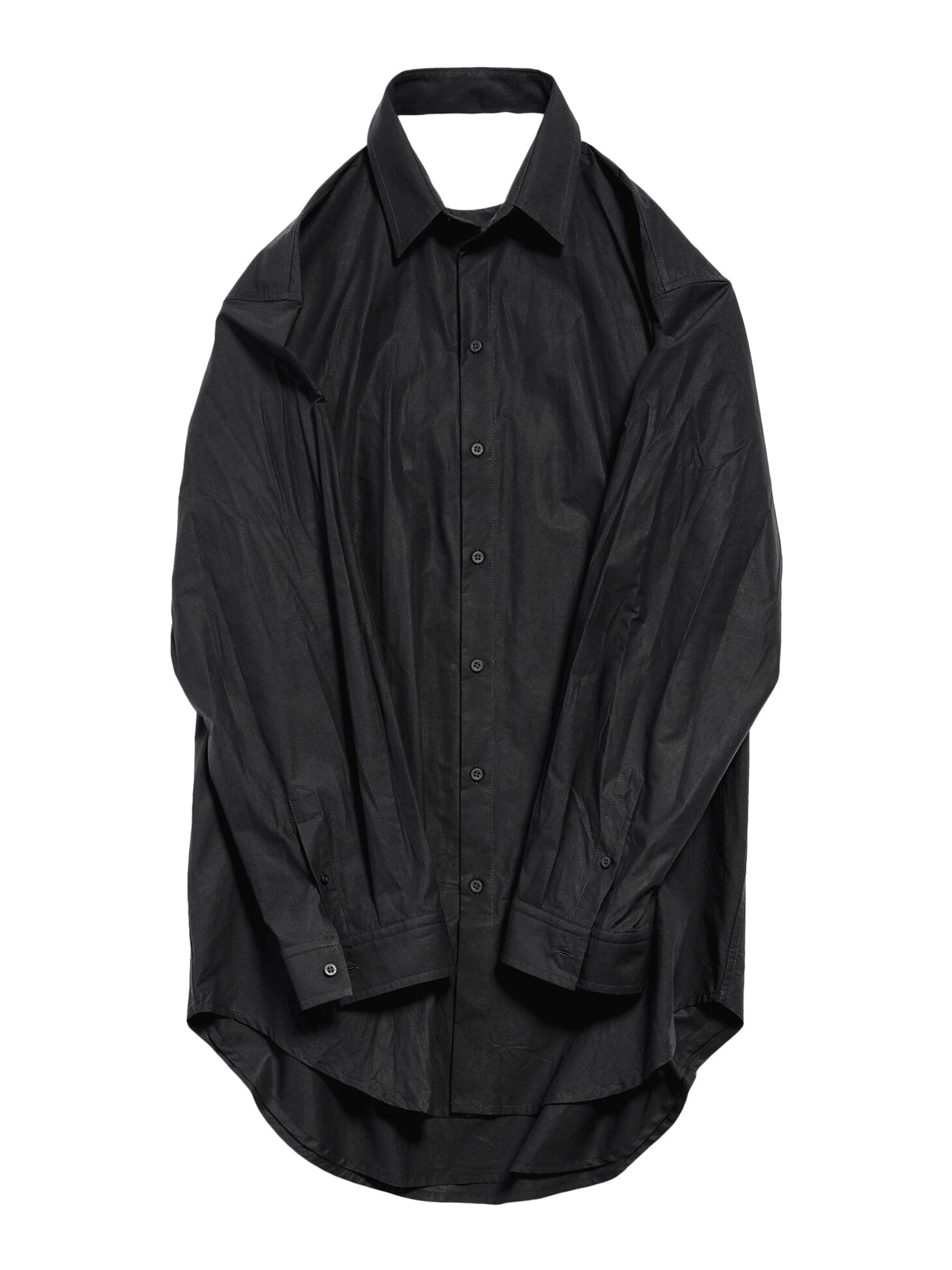 ABITO EFFETTO CAMICIA SUSPENDED DA DONNA IN NERO