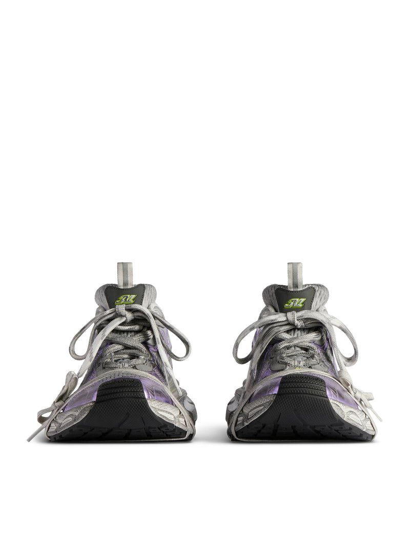 SNEAKER 3XL DA DONNA IN GRIGIO/VIOLA/BIANCO