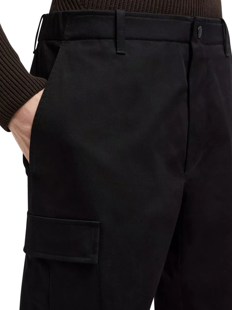 PANTALONI CARGO IN GABARDINA DI COTONE