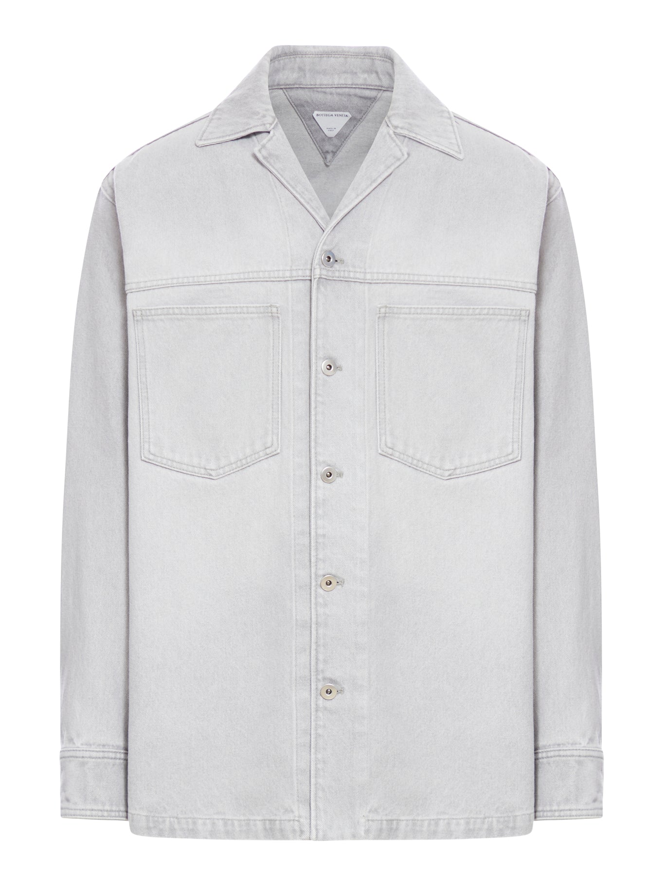 Camicia in denim lavaggio Light Grey