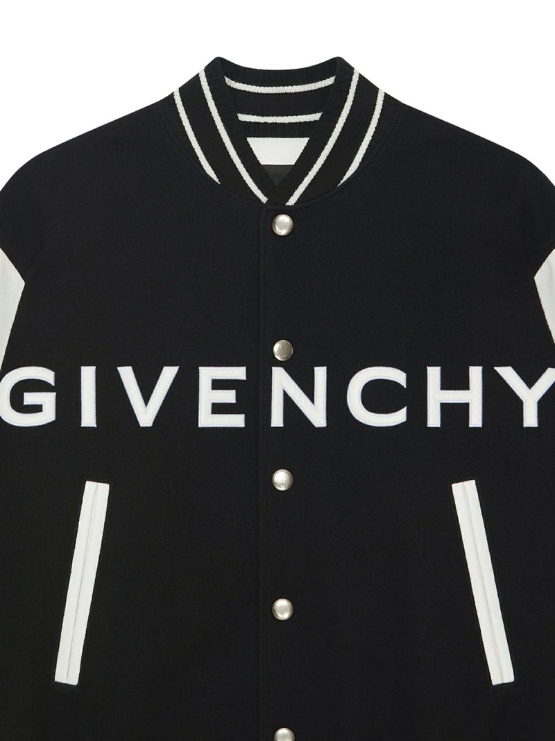 Bomber GIVENCHY in lana e pelle