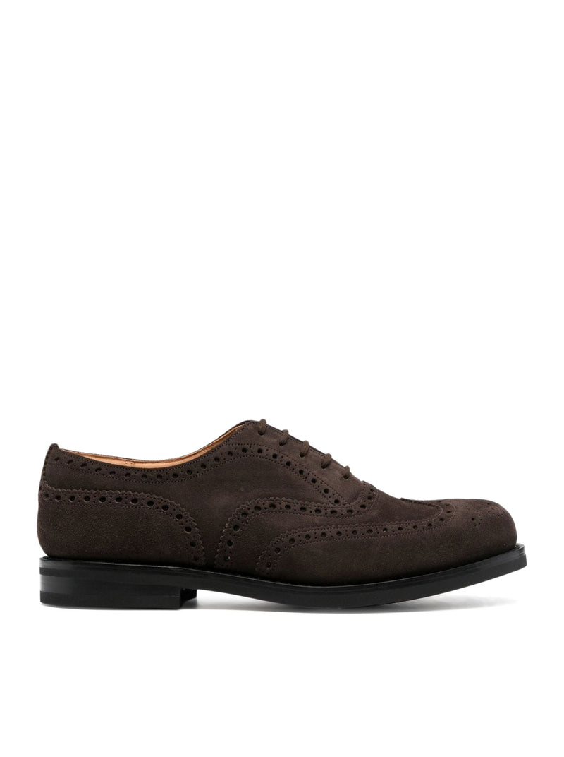 Oxford Brogue in Pelle Scamosciata