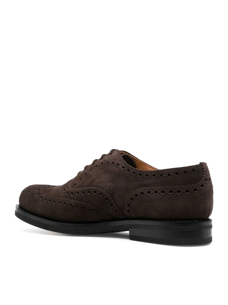 Oxford Brogue in Pelle Scamosciata